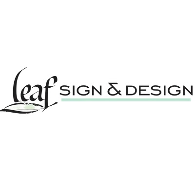 Leaf Sign & Design